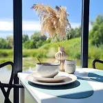 Botel Houseboat In Azy By Jamno And Sea