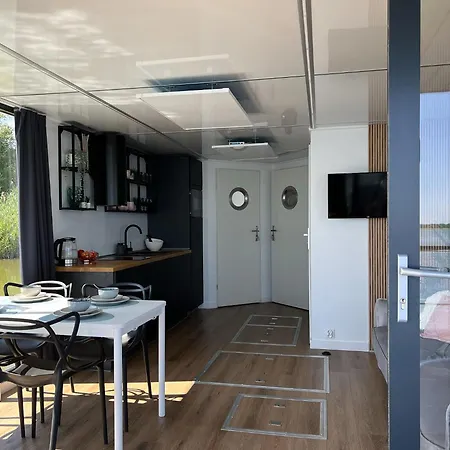 Houseboat In Azy By Jamno And Sea