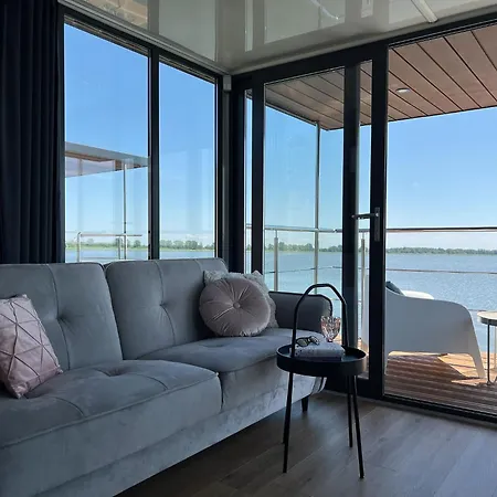 Houseboat In Azy By Jamno And Sea * Łazy