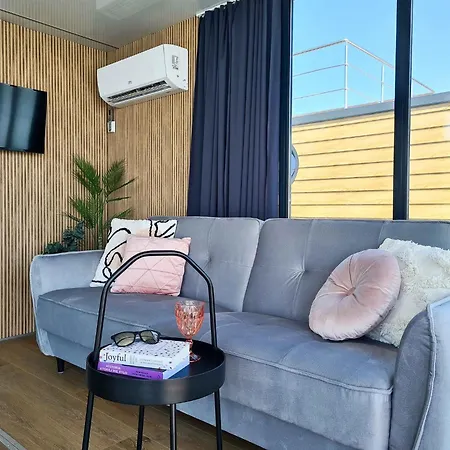 Houseboat In Azy By Jamno And Sea Botel