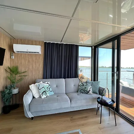 Houseboat In Azy By Jamno And Sea Botel