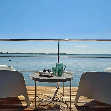 Botel Houseboat In Azy By Jamno And Sea