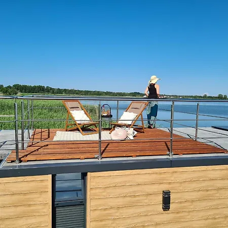 Houseboat In Azy By Jamno And Sea
